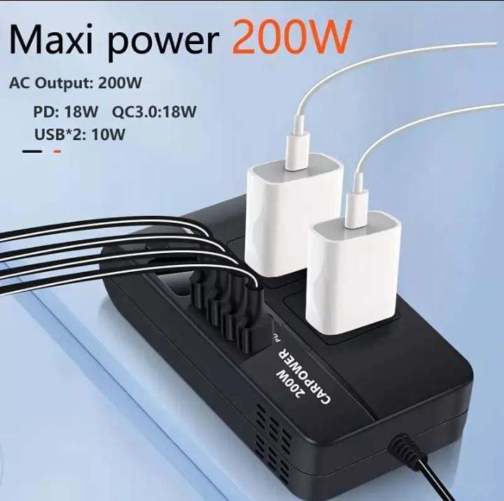 Miniatura 3 de Convertidor De Corriente Para Auto 200w8